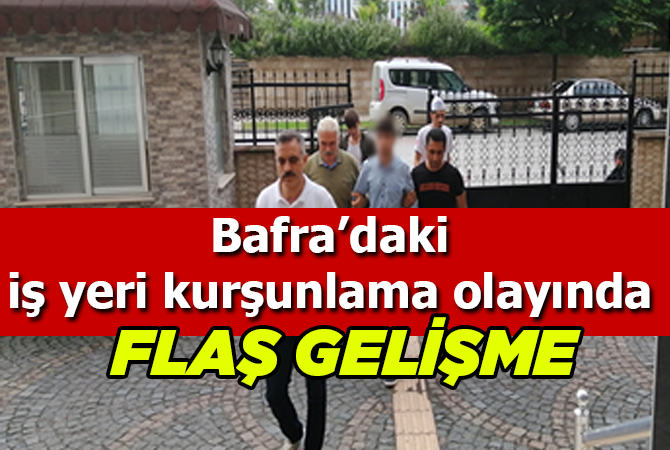 Bafra’da iki iş yerini kurşunlayan zanlı serbest bırakıldı