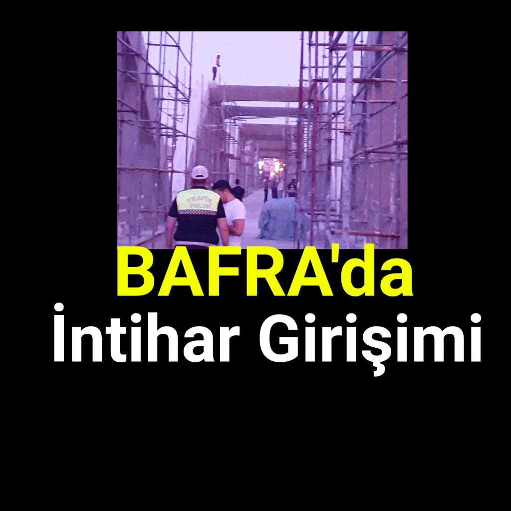 Bafra’da intihar girişimi