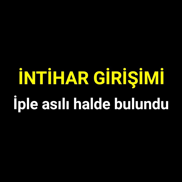 Kendini iple astı