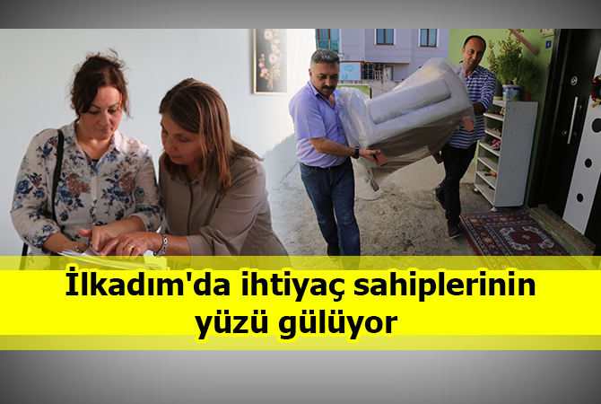 İlkadım’da ihtiyaç sahiplerinin yüzü gülüyor