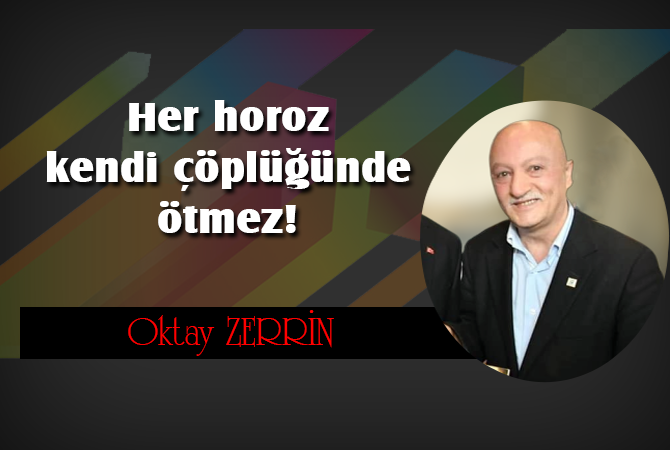 Her horoz kendi çöplüğünde ötmez!
