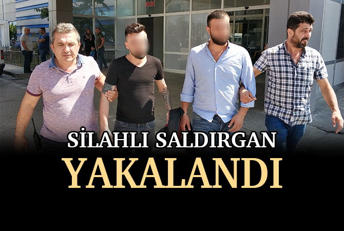 Silahla bir kişiyi yaralayan şahıs yakalandı