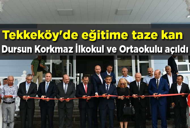 Tekkeköy’de eğitime taze kan