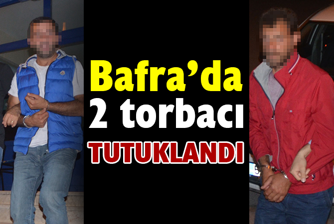 Bafra’da uyuşturucu satıcılarına operasyon: 2 tutuklama