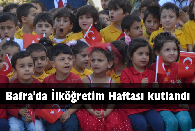 Bafra’da İlköğretim Haftası kutlandı