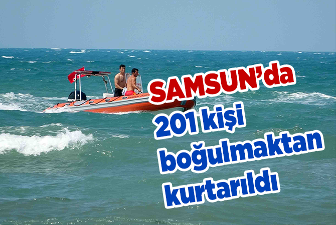 201 kişinin hayatını kurtardılar