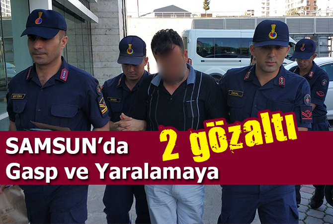 Jandarmadan gasp ve yaralamaya 2 gözaltı