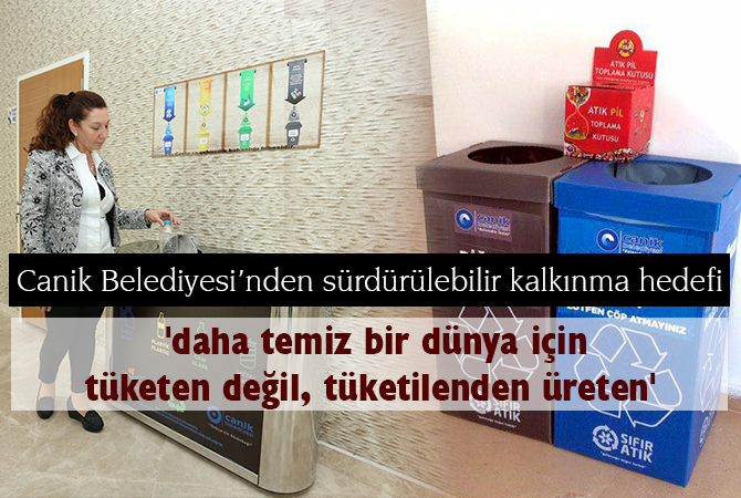 Canik, sürdürülebilir kalkınma hedefliyor