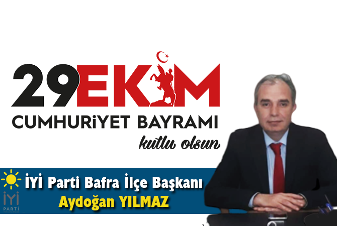 29 EKİM CUMHURİYET BAYRAMI KUTLAMA MESAJI