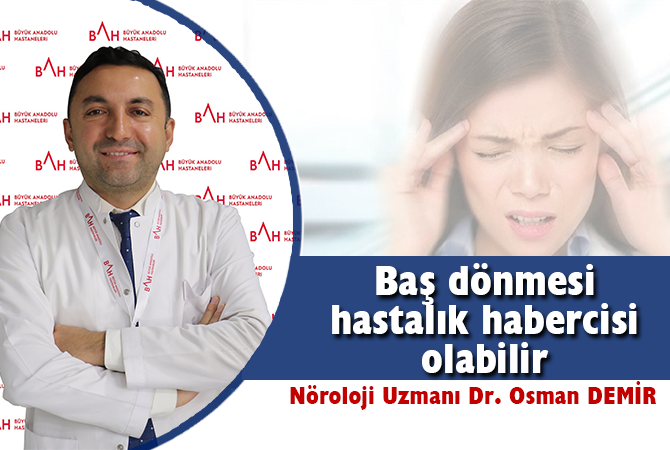 Baş dönmesi hastalık habercisi olabilir