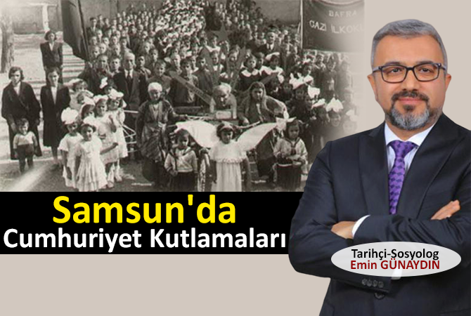 Samsun’da Cumhuriyet Kutlamaları