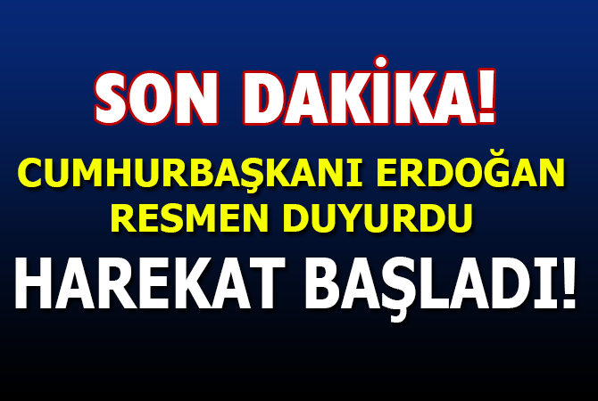Cumhurbaşkanı Erdoğan duyurdu: Barış Pınarı Harekatı başladı