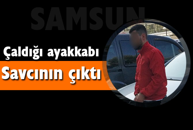 Savcının evinin önünden ayakkabı çalan genç tutuklandı