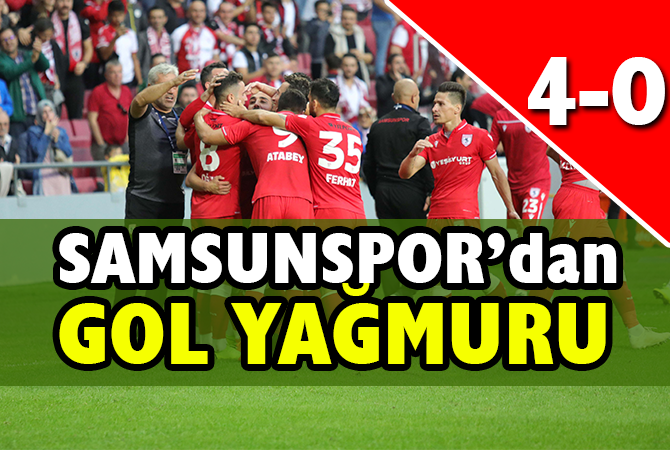 TFF 2. Lig: Samsunspor: 4 – Kırklarelispor: 0