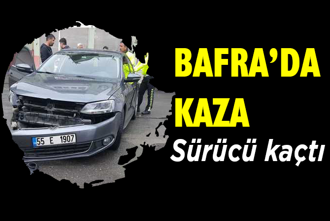 Bafra’da Trafik Kazası: 1 Yaralı