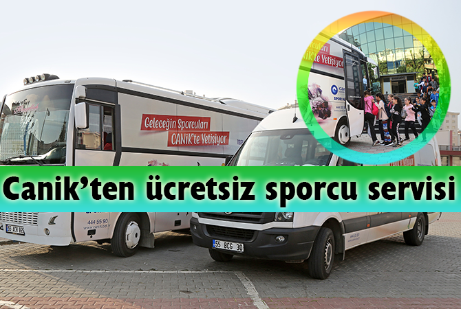 Canik’ten ücretsiz sporcu servisi