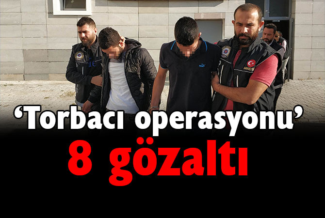 Samsun’da uyuşturucu ticaretinden 8 kişi adliyeye sevk edildi