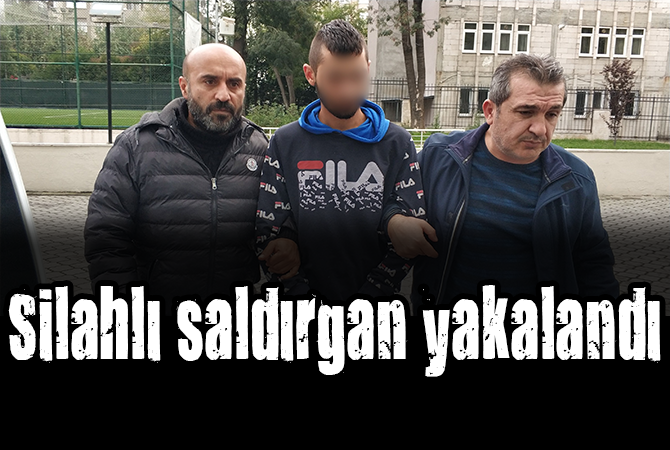 Silahlı saldırgan yakalandı