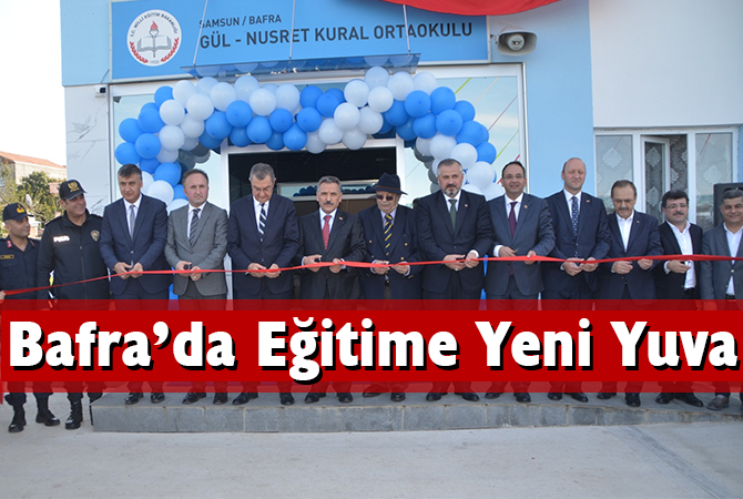 Bafra’da eğitime yeni yuva