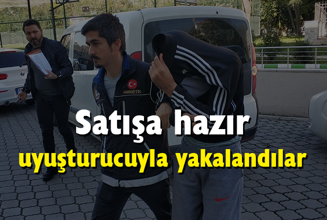 Satışa hazır uyuşturucu paketleriyle yakalandı