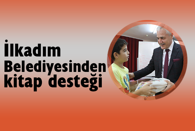 İlkadım Belediyesinden kitap desteği