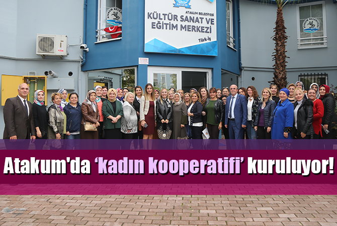 Atakum’da kadın kooperatifi kuruluyor!