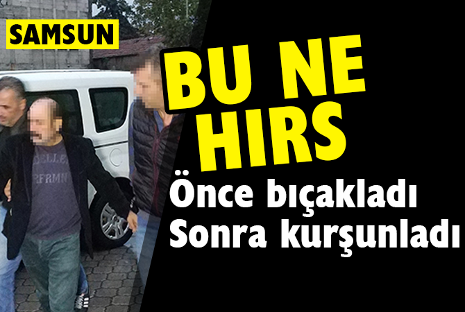 Bıçakla yaraladıkları şahsı hastaneye götüren aracı kurşunladılar