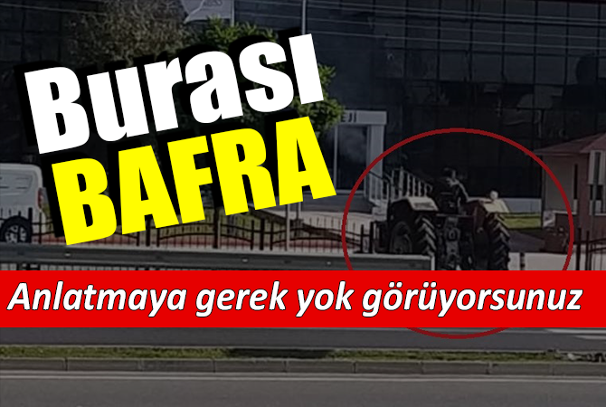 Traktör sürücüsü pes artık dedirtti