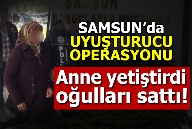 Samsun’da 14 kilo 400 gram esrar ele geçirildi: 4 gözaltı