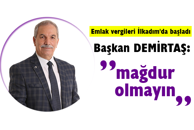 Emlak vergileri İlkadım’da başladı
