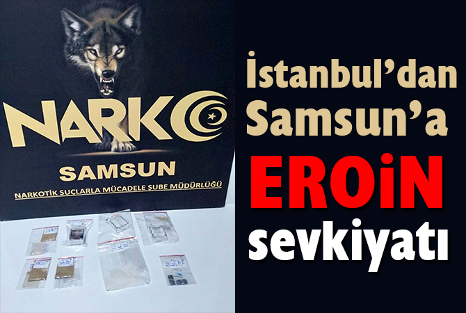 İstanbul’dan Samsun’a uyuşturucu sevkiyatı