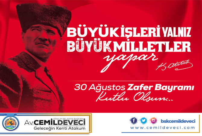 30 Ağustos Zafer Bayramı Kutlu Olsun