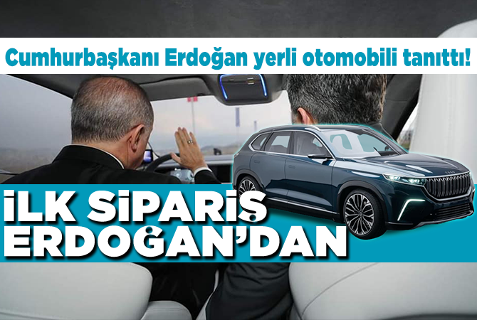 Cumhurbaşkanı Erdoğan yerli otomobili tanıttı!