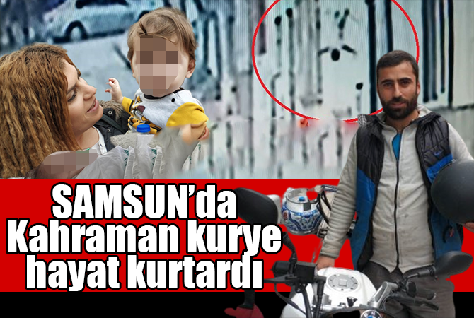 Pencereden düşen ikizlerden biri ağır yaralanırken, diğerini ise direğe tırmanan kurye kurtardı