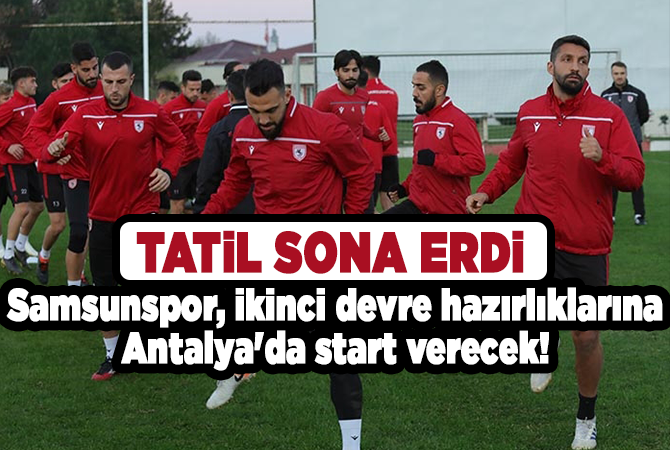 Tatil sona erdi