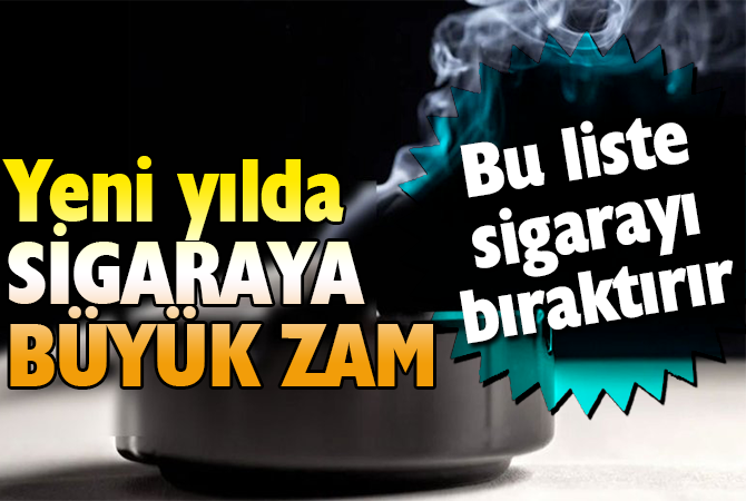 Yeni yılda sigaraya zam gelecek?