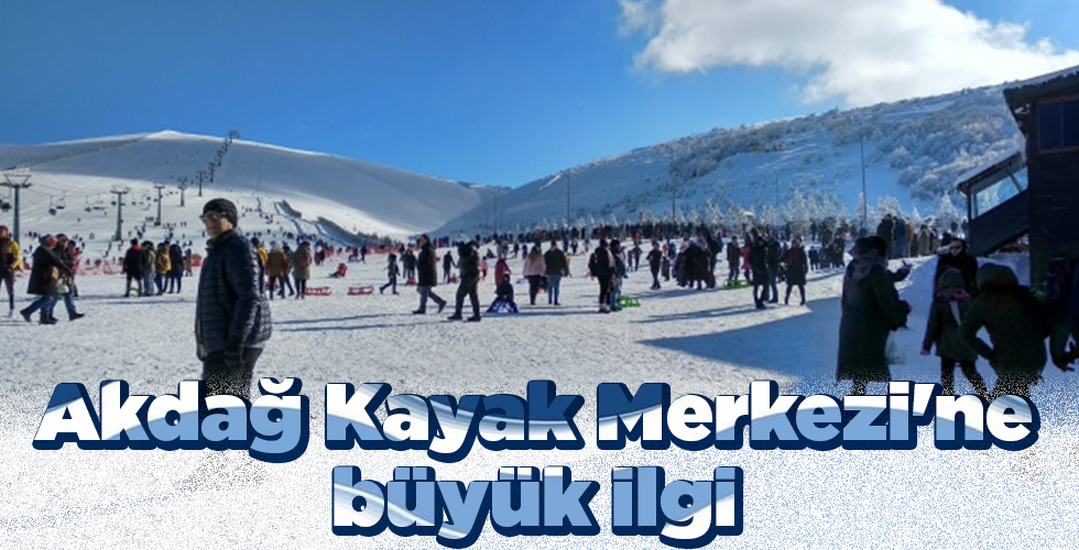 Akdağ Kayak Merkezi’ne büyük ilgi