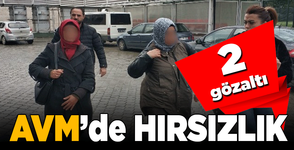 avm’de hırsızlık 2 gözaltı