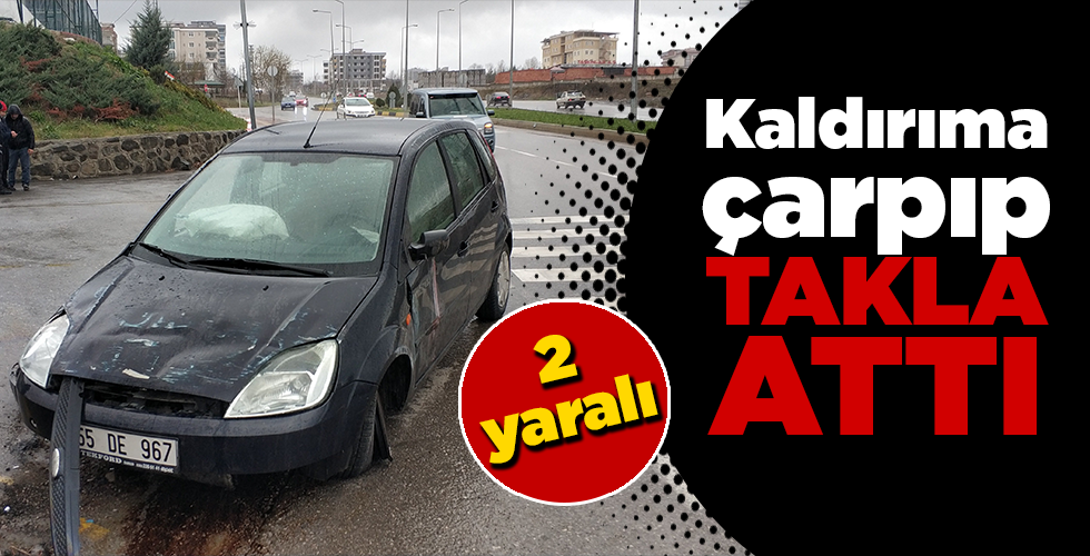 Samsun’da trafik kazası: 2 yaralı