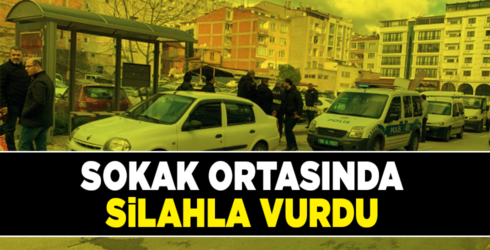 sokak ortasında silahlı saldırı