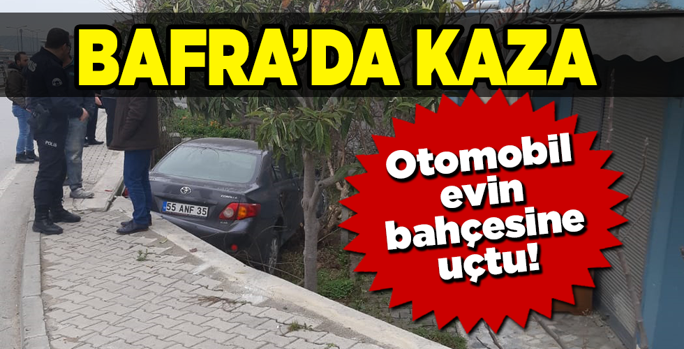 Bafra’da kaza 2 yaralı