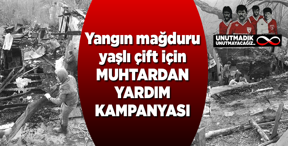 Yangında her şeylerini kaybettiler