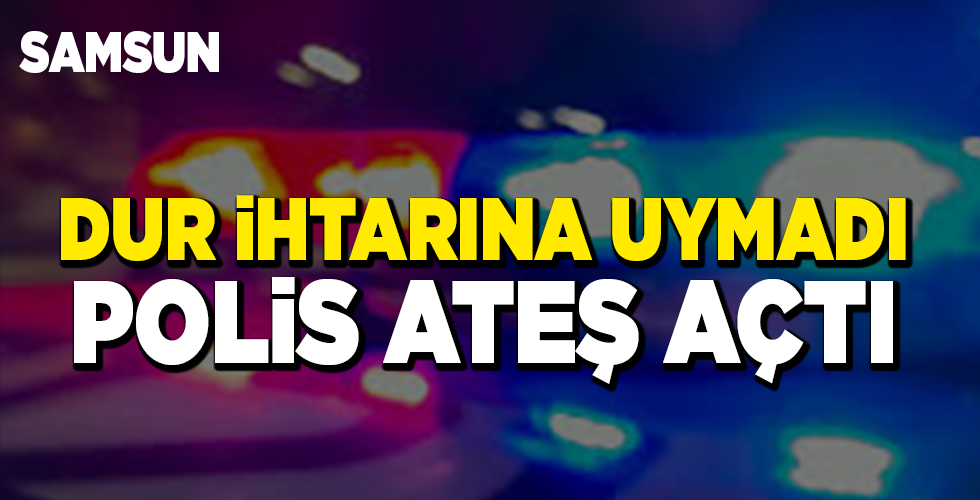 Polis kaçan aracın lastiğine ateş açtı: 1 yaralı