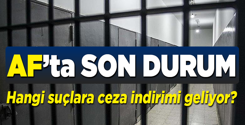 Ceza indirimi son dakika!