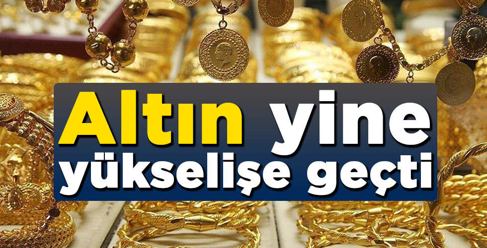 Altın yine yükselişe geçti