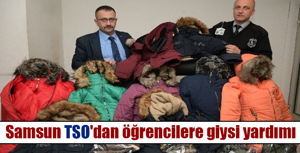 Samsun TSO’dan öğrencilere giysi yardımı