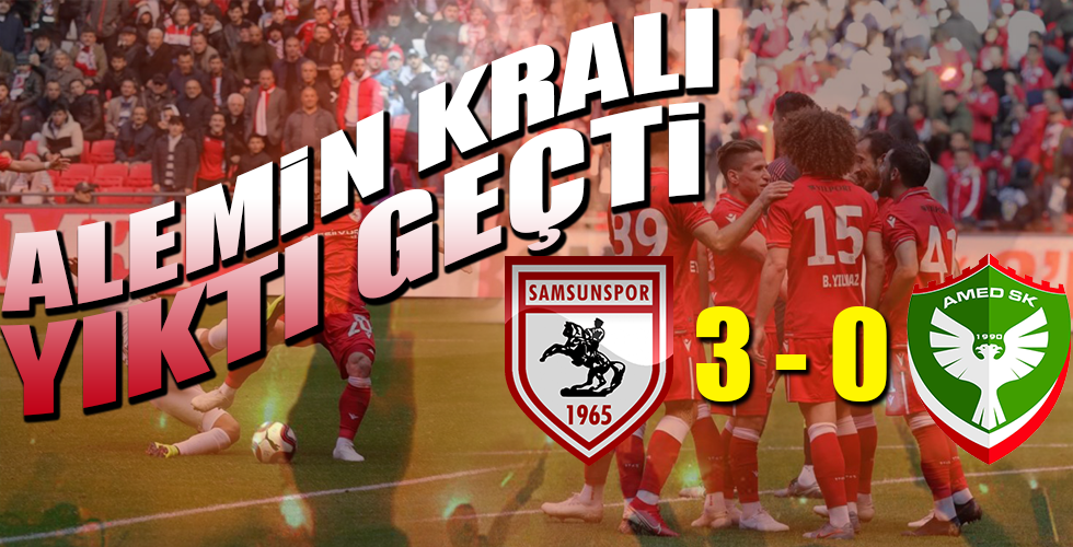 Yılport Samsunspor  3 – 0  Amed Sportif Faaliyetler