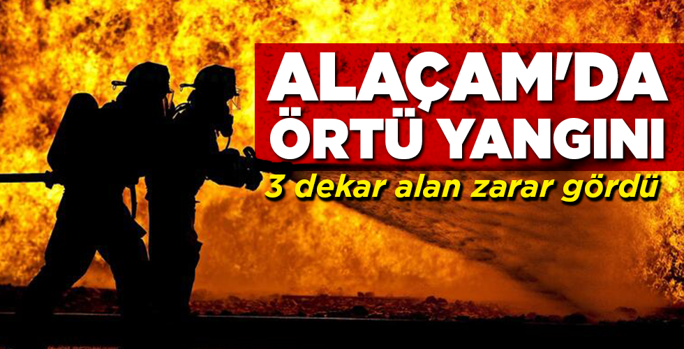 ALAÇAM’DA ÖRTÜ YANGINI