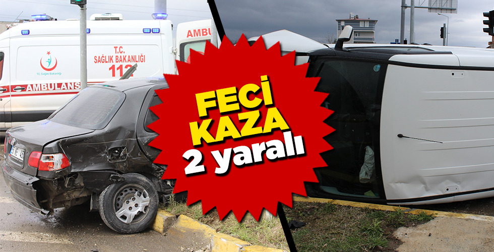 Çarşamba’da kaza: 2 yaralı