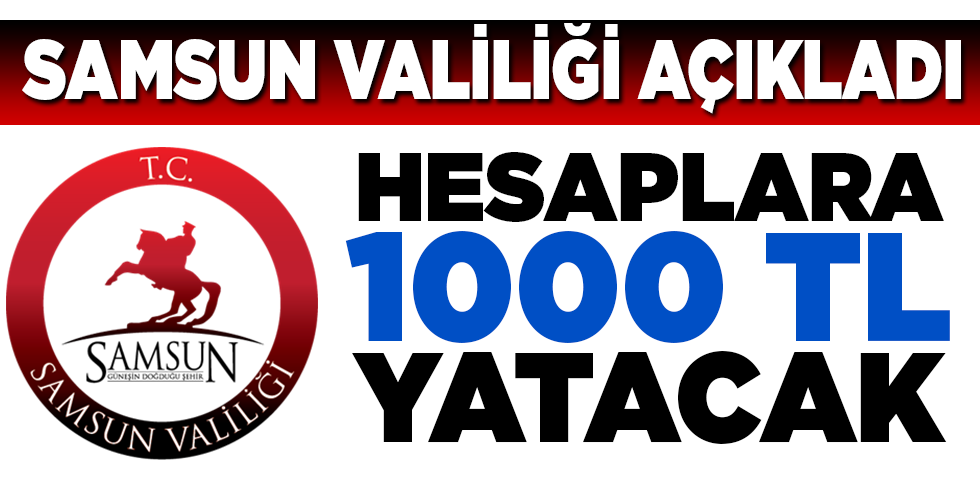 Samsun Valiliği’nden ‘yardım’ açıklaması